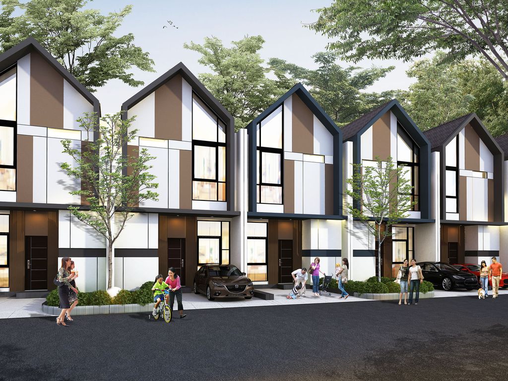 foto tampak rumah tipe META SAFIRA T.54/72 perumahan SAFIRA ARYANA