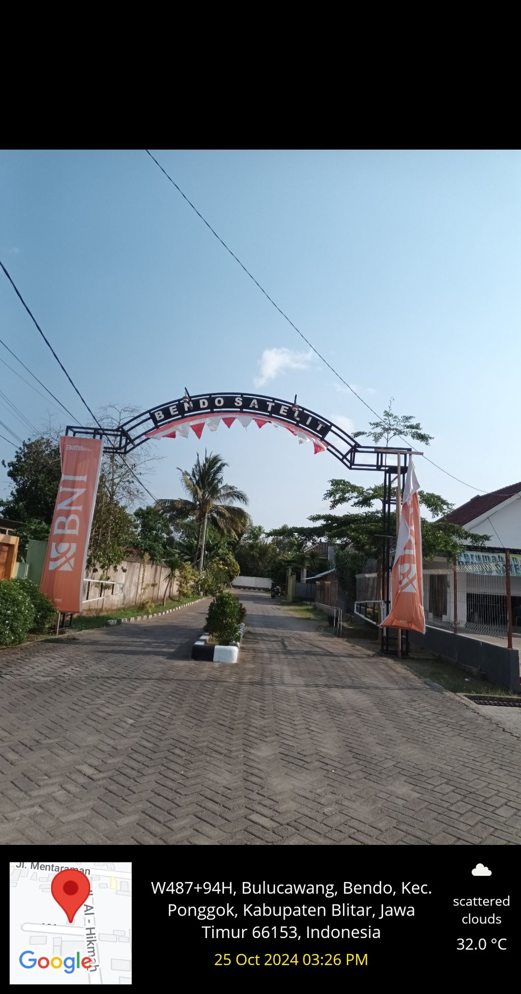 foto gerbang perumahan Perumahan Bendo Satelit