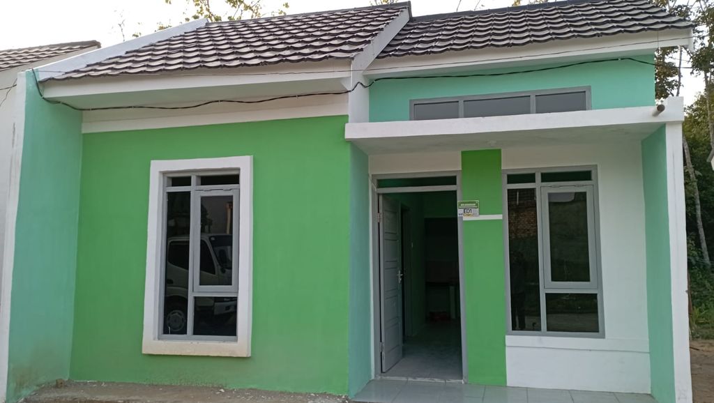 foto tampak rumah tipe 36A/104 perumahan FAANZA JAYA RESIDENCE 1