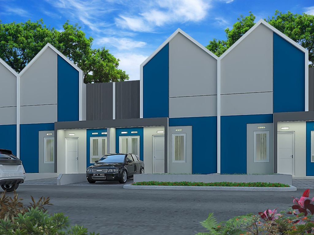 foto tampak rumah tipe SAKURA 2024 perumahan BUKIT CILEGON ASRI