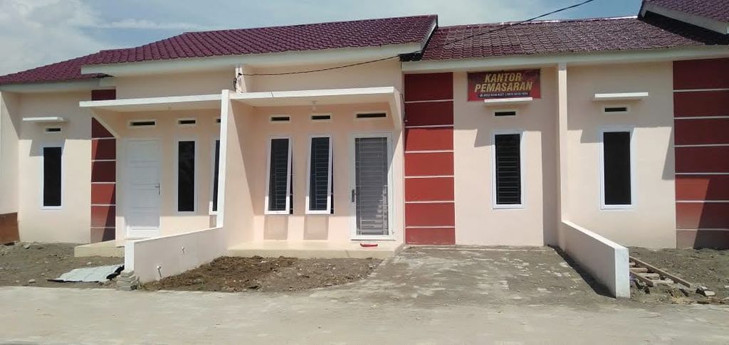 foto tampak rumah tipe 36 perumahan PERUMAHAN SEM REGENCY MANDIRI 2