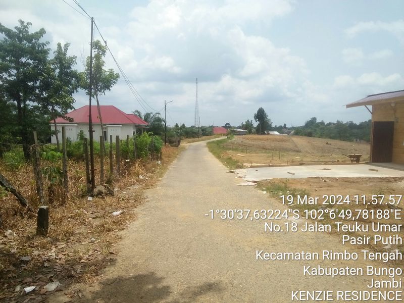 foto gerbang perumahan KENZIE RESIDENCE