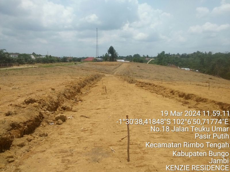 foto posisi tengah perumahan KENZIE RESIDENCE