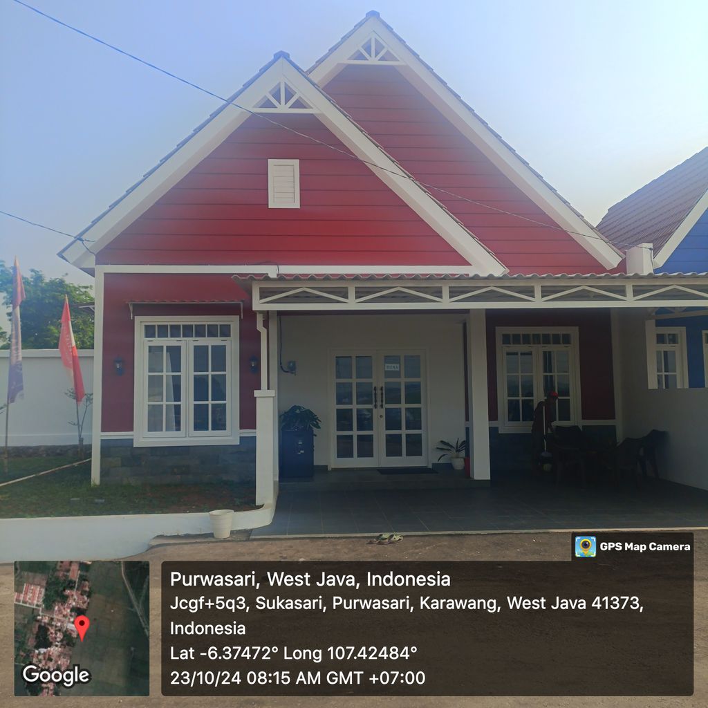 foto tampak rumah tipe 62/118 perumahan Perumahan Amerta Tegalsari