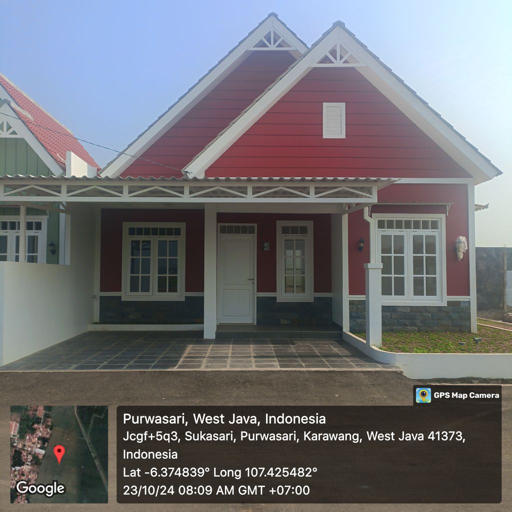 foto tampak rumah tipe 39/81 perumahan Perumahan Amerta Tegalsari