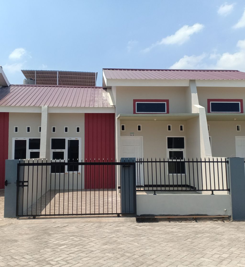 foto tampak rumah tipe 45 perumahan NUSA HARAPAN PERMAI tahap 3