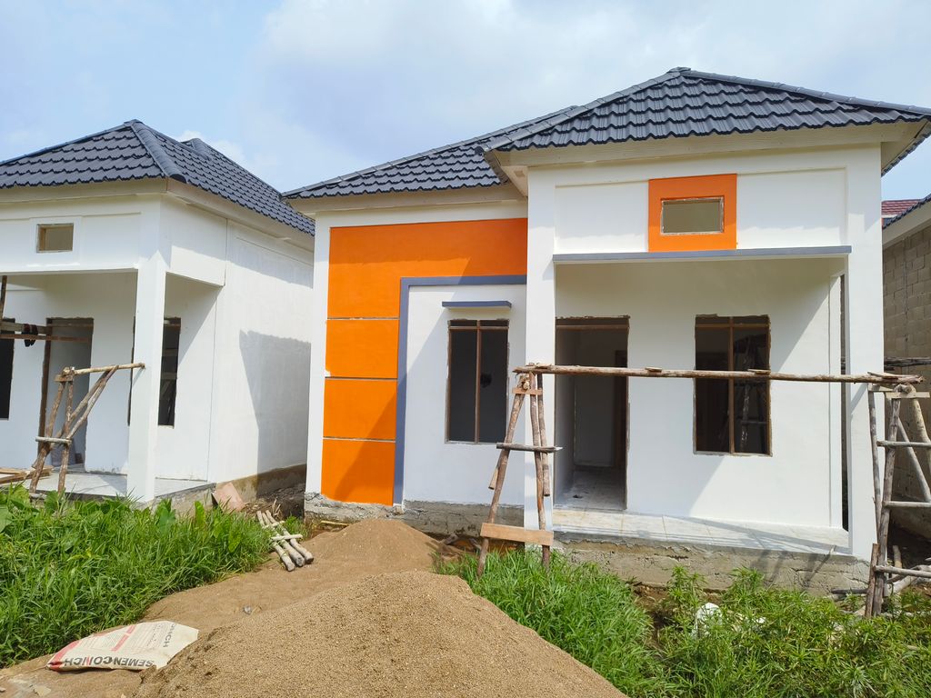 foto tampak rumah tipe 36 perumahan MANDIRI RESIDENCE 6