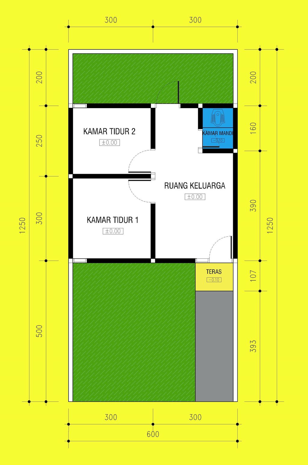 foto denah rumah tipe 33 perumahan PERUMAHAN PURI AKSANA