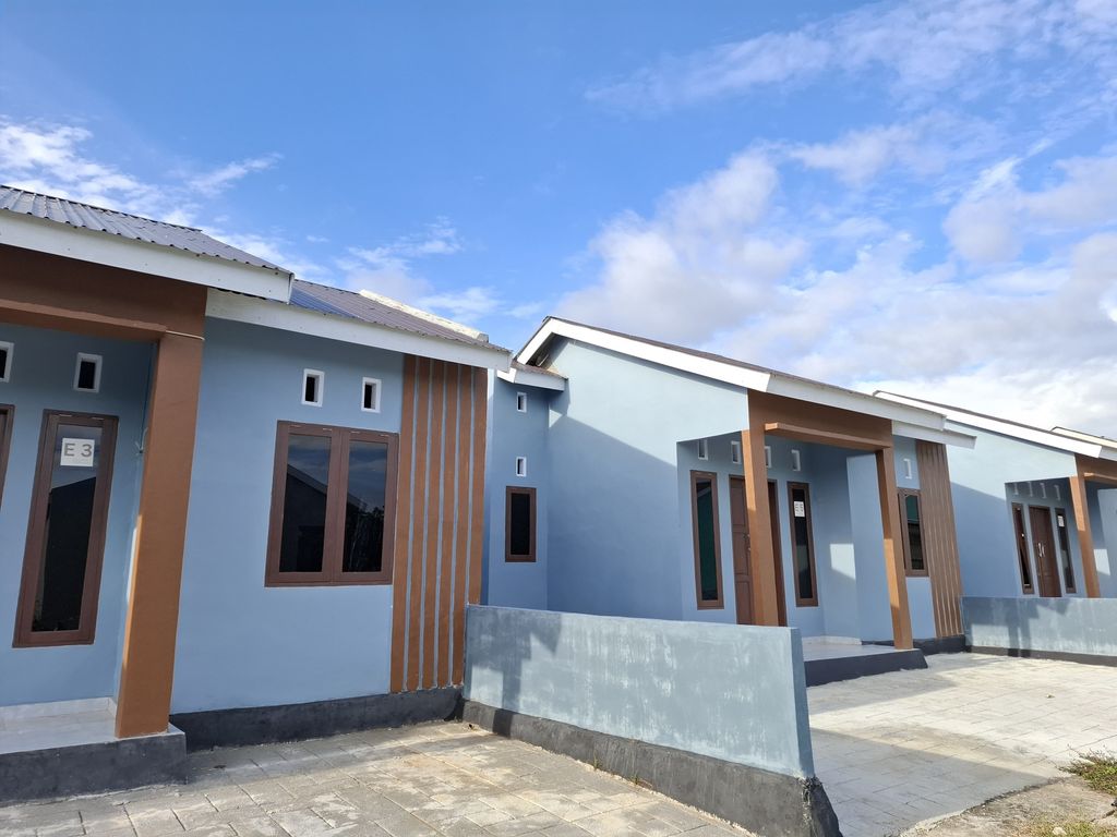 foto denah rumah tipe SUBSIDI 2024 perumahan AMANDA RESIDENCE Telaga Biru, Gorontalo, indonesia