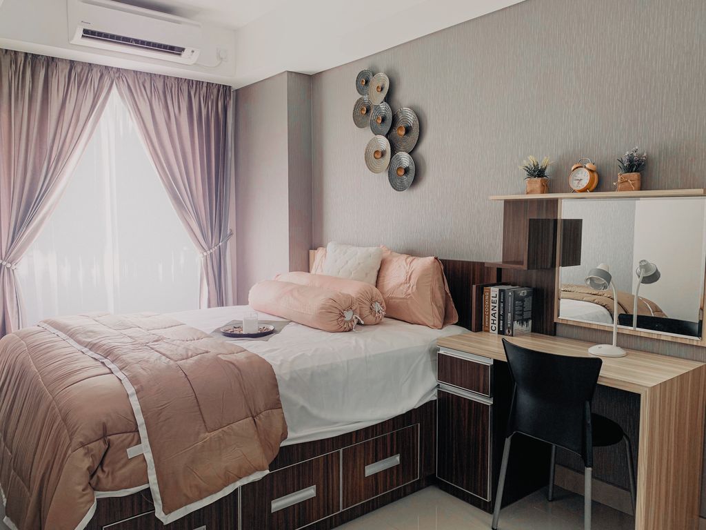 foto tampak rumah tipe 1 BR perumahan Apartemen Tamansari Skylounge Makassar