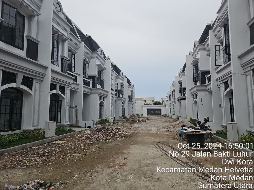 foto posisi tengah perumahan MARRIOTT BAKTI LUHUR
