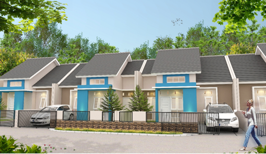 foto tampak rumah tipe RS 54 TNH 136 TEPI DMJ 12 perumahan PERUMNAS GRAND CILEGON RESIDENCE