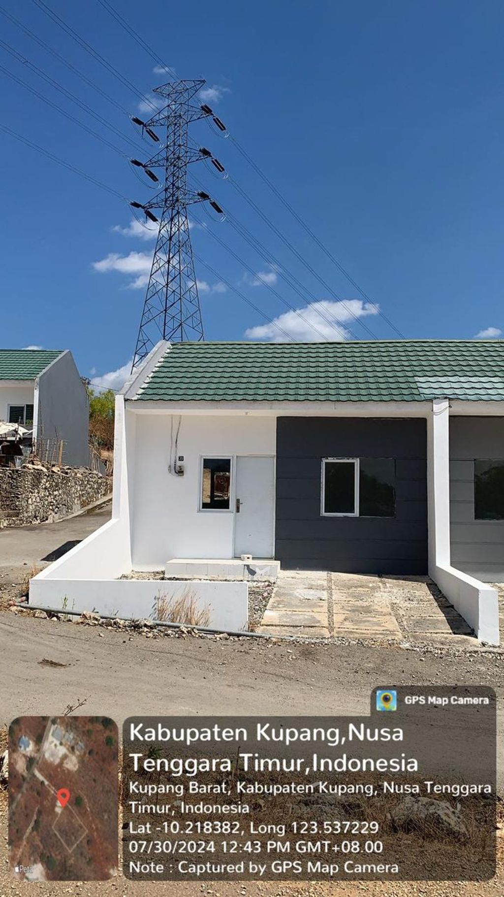 foto tampak rumah tipe 36 perumahan Graha Kupang Indah