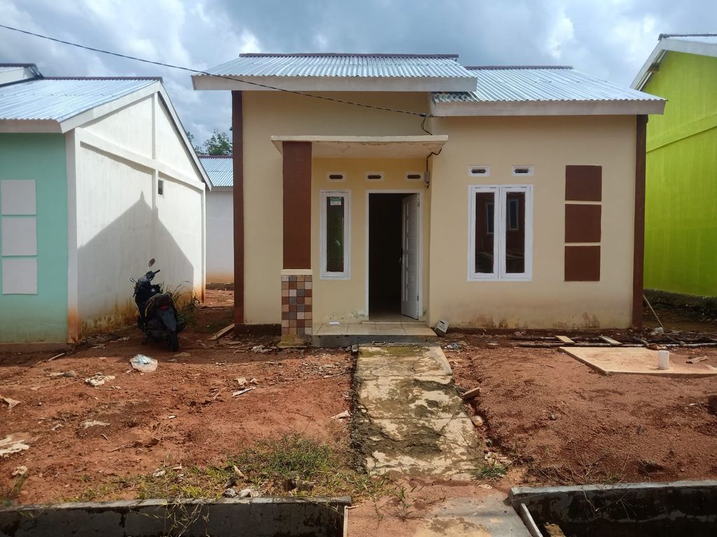 foto tampak rumah tipe SUBSIDI perumahan PURI MARGA MULYA Tahap II