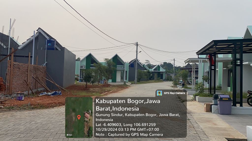 foto posisi tengah perumahan Ubud Terrace Garden