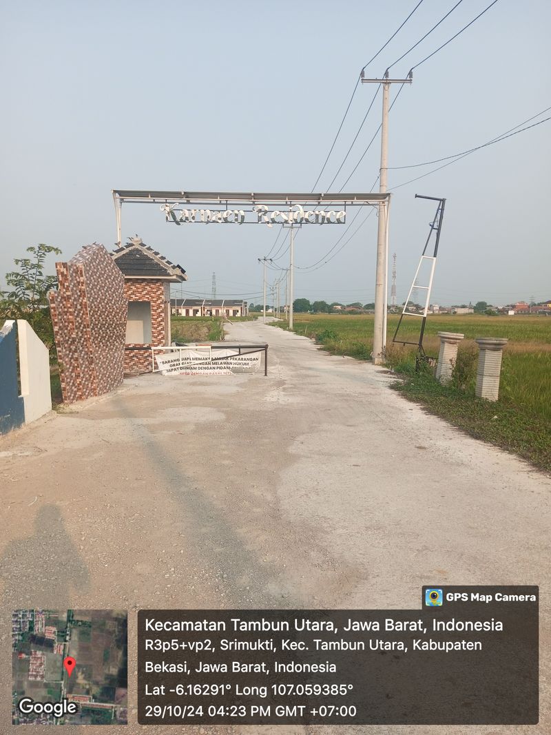 foto gerbang perumahan KARNAEN RESIDENCE SRIMUKTI