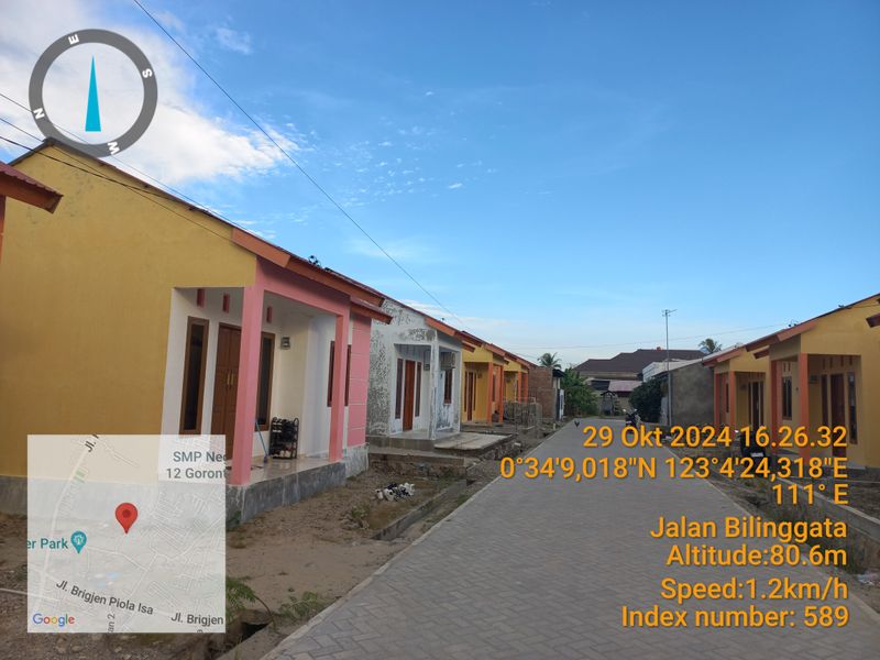 foto posisi tengah perumahan ALYA RESIDENCE III