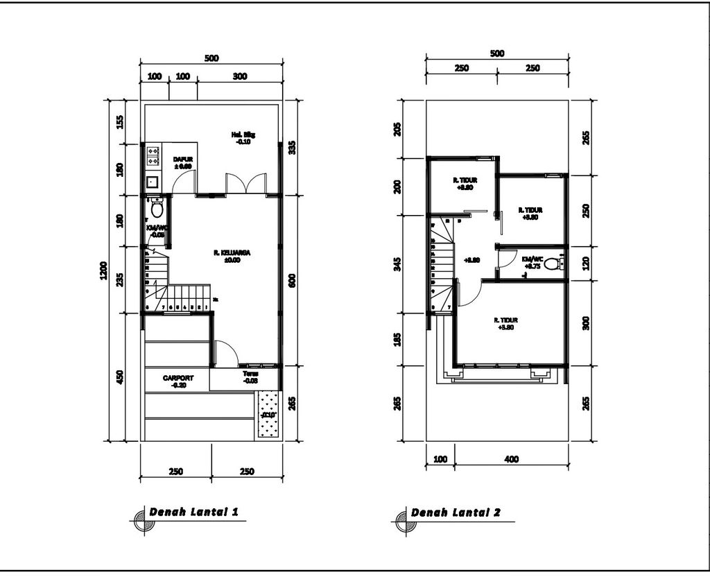 foto denah rumah tipe 60 New Compact HC Classic (3KT)(704) perumahan G-Land Arcadia Buahbatu