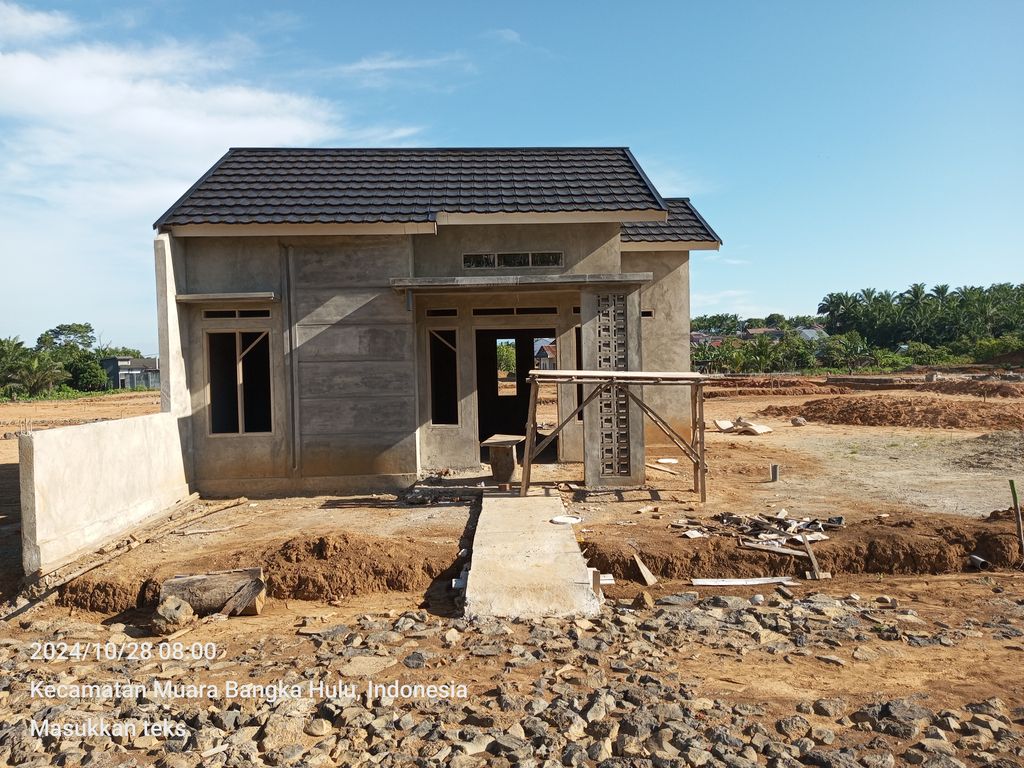 foto tampak rumah tipe 36 perumahan Bhakti Alam Sejahtera