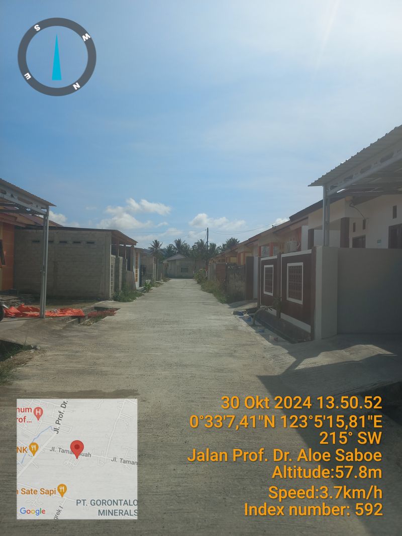 foto gerbang perumahan Alya Residence II