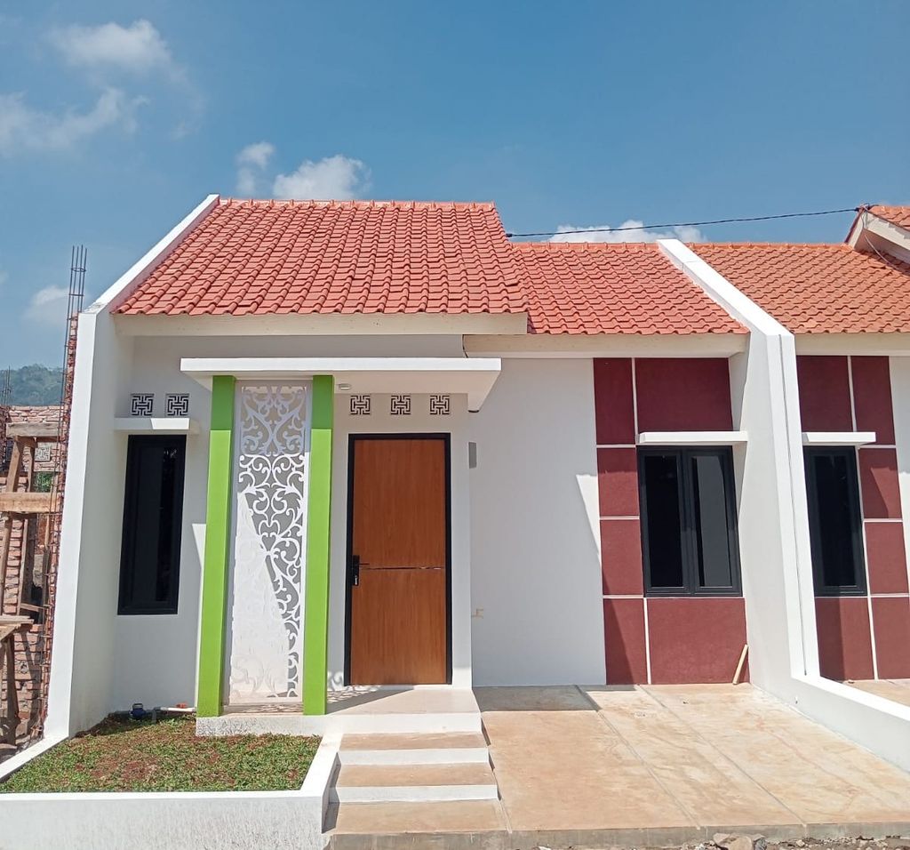 foto tampak rumah tipe 30/60 perumahan Cimanggu Regency