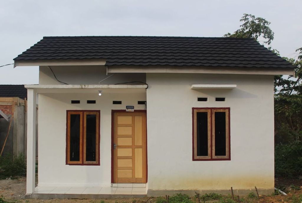 foto tampak rumah tipe 36 perumahan GRIYA HALIM FANONA 2