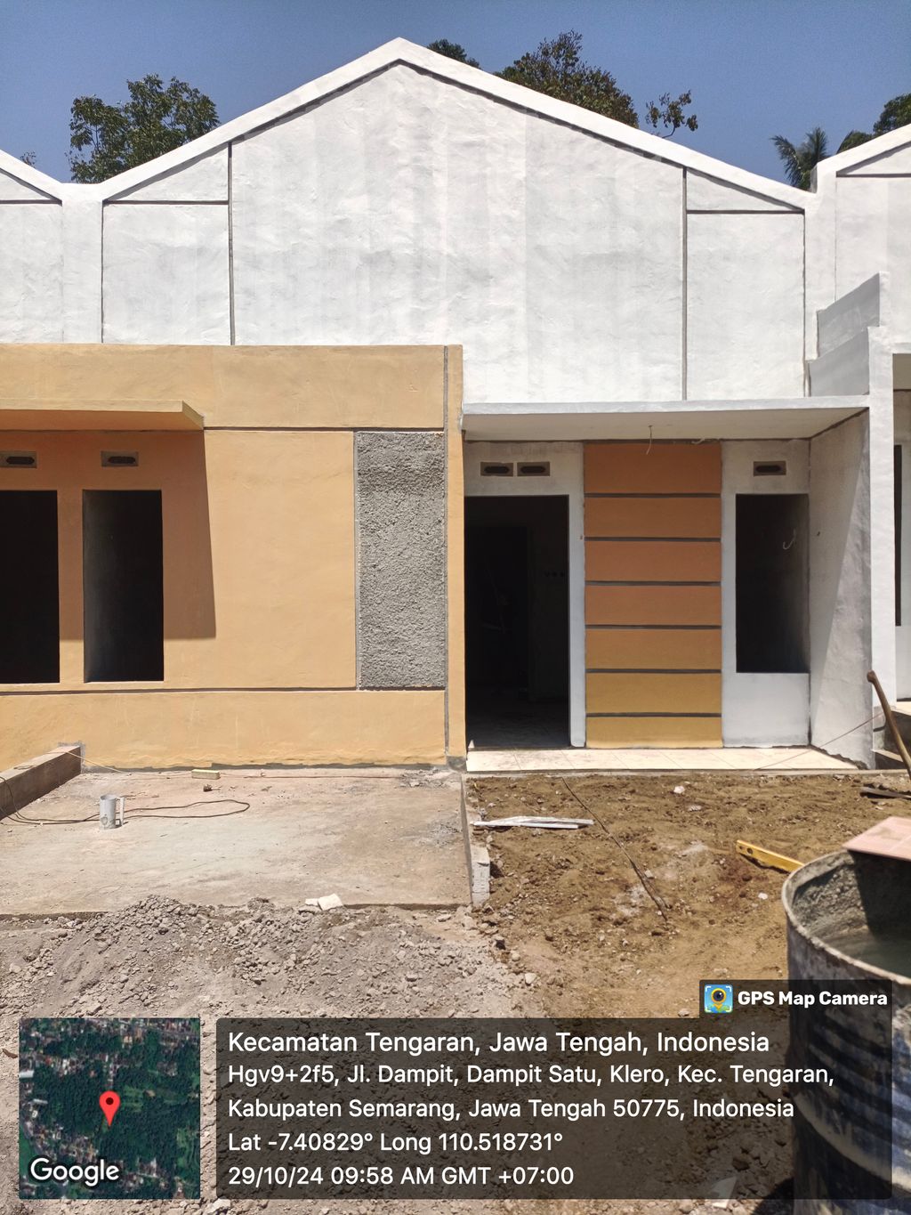 foto tampak rumah tipe 28 perumahan nasyaland