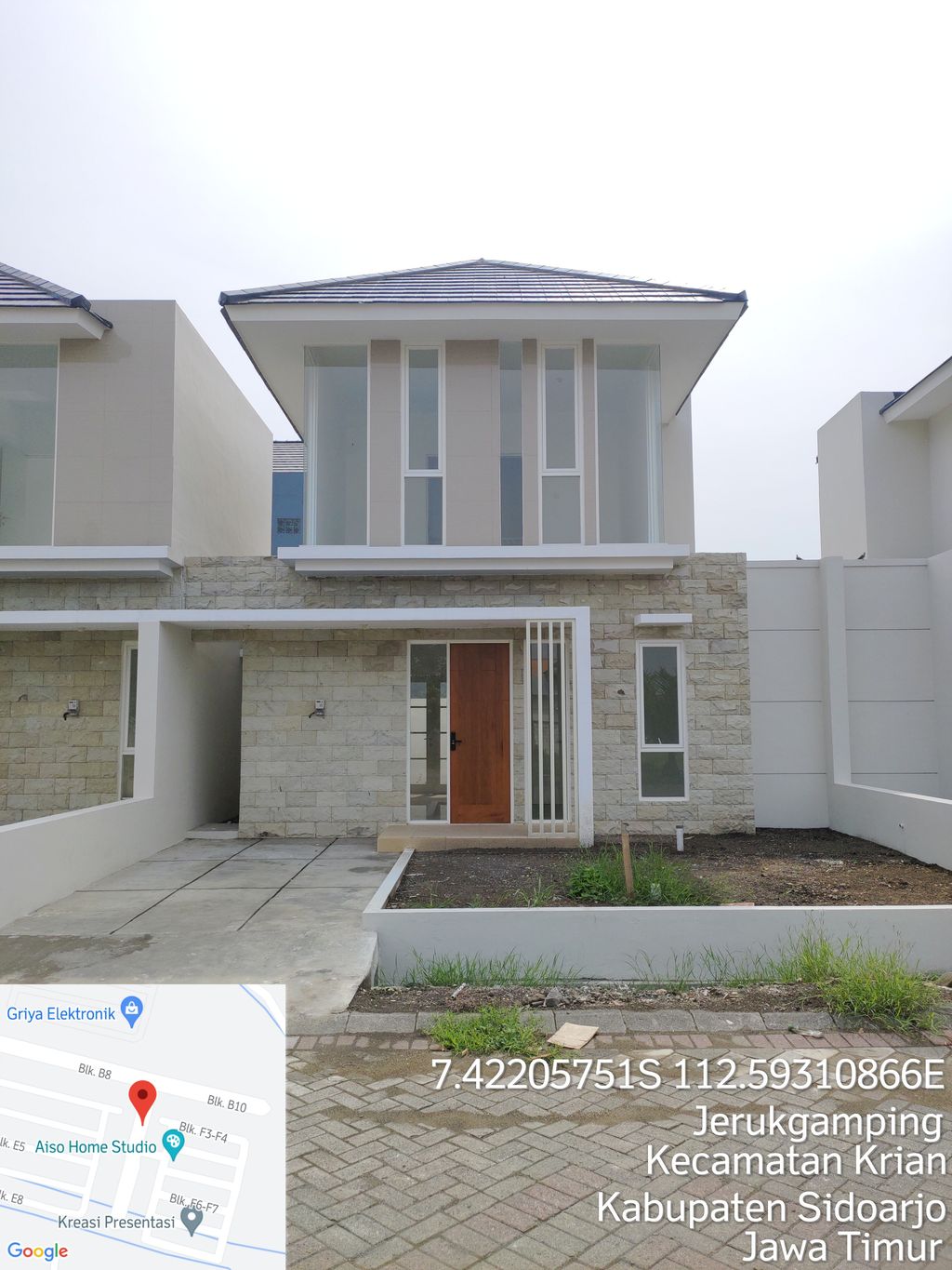 foto tampak rumah tipe NEW JASMINE 135 (2) perumahan Mandiri Residence
