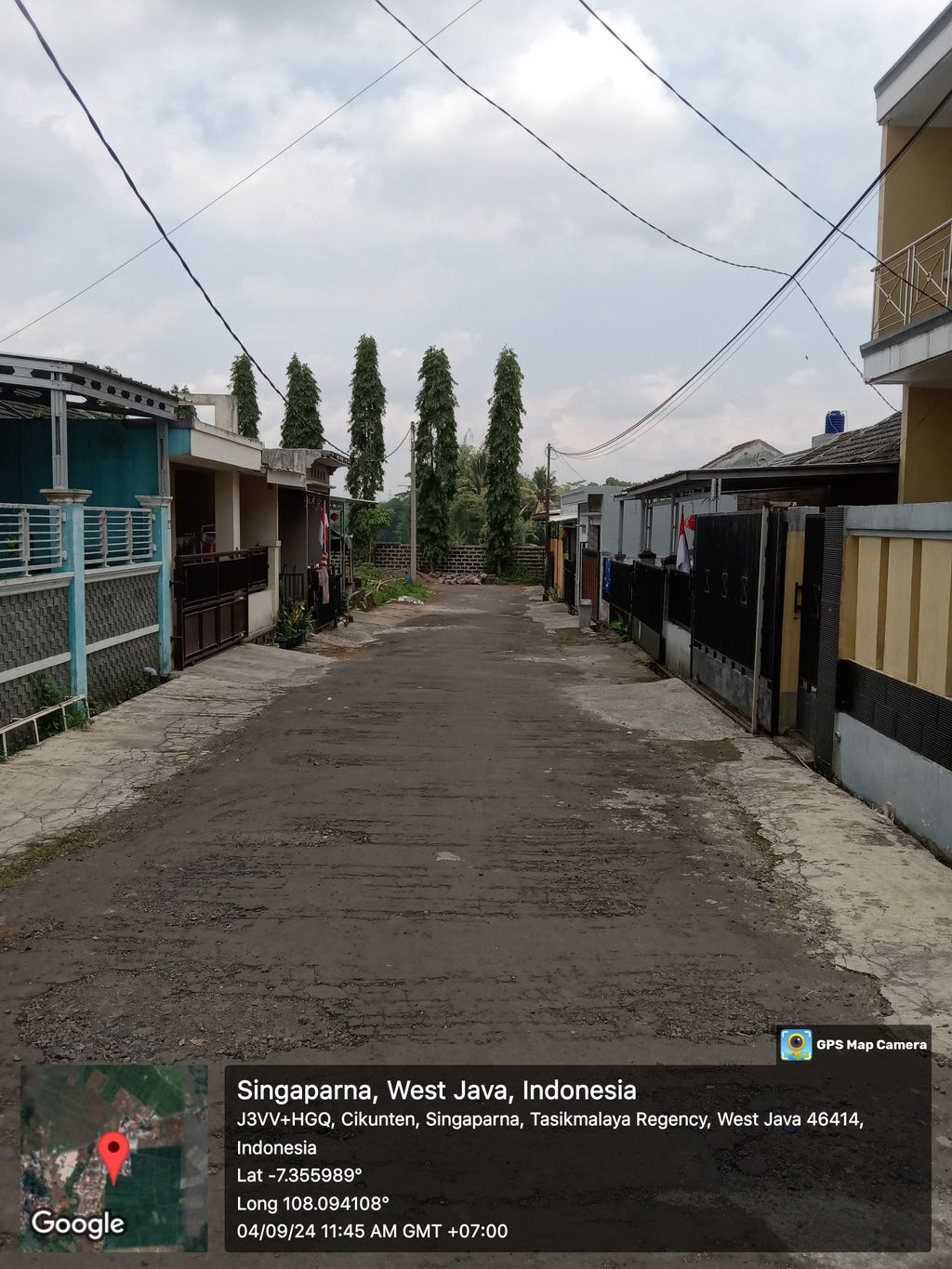 foto posisi tengah perumahan BUMI HEULANG MANGKAK
