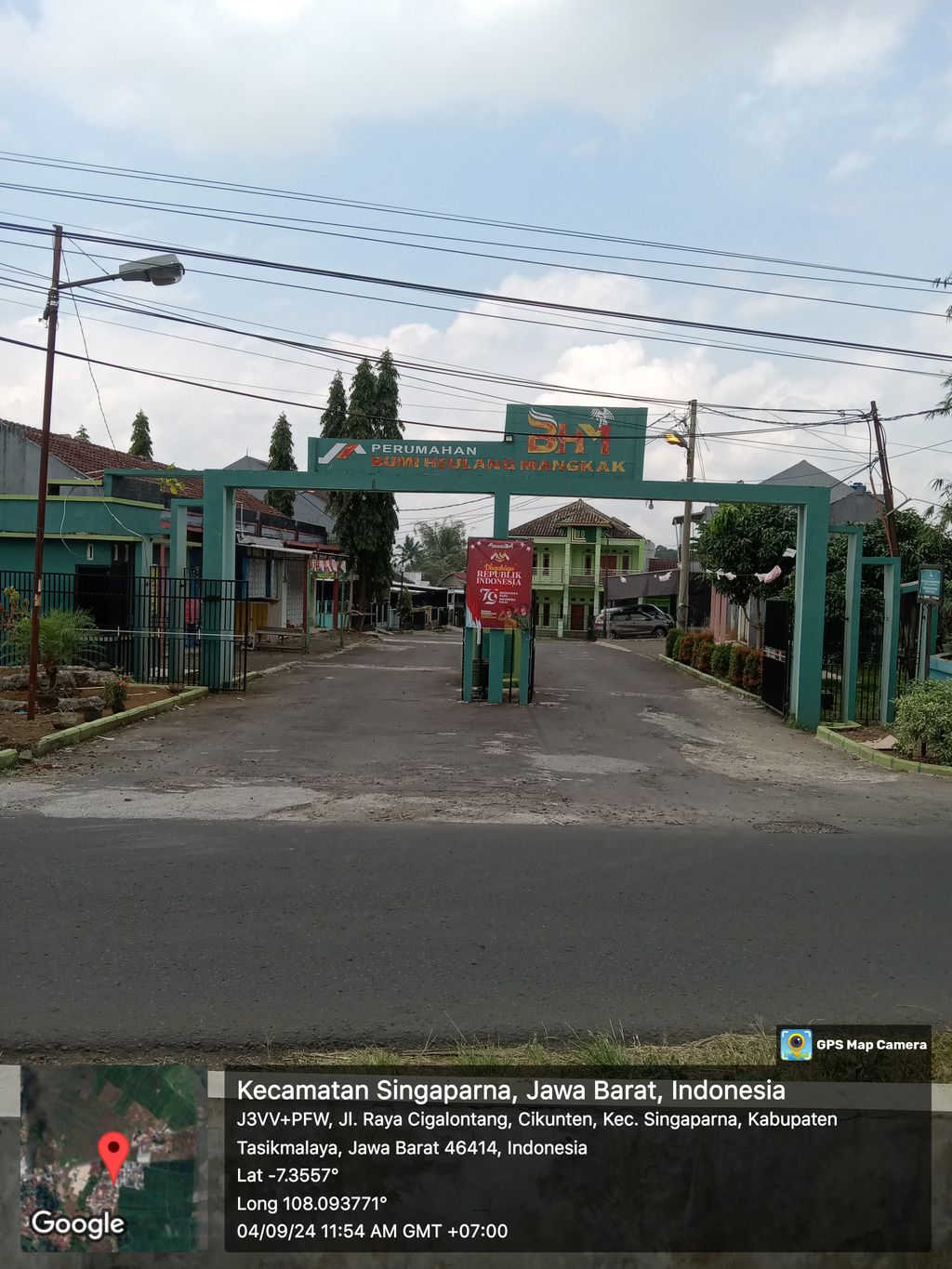 foto gerbang perumahan BUMI HEULANG MANGKAK