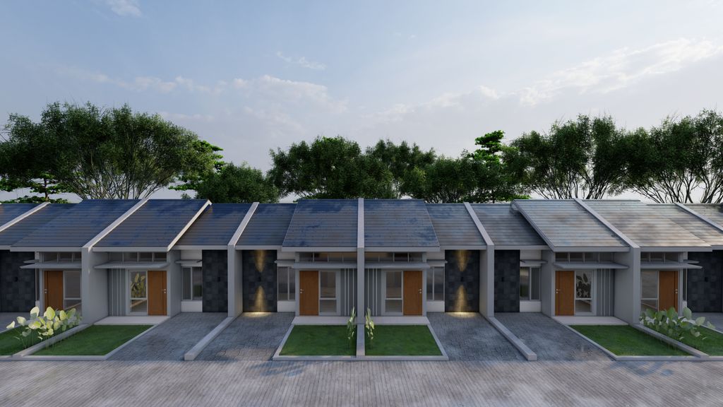 foto tampak rumah tipe 33 perumahan Perumahan Graha Dai Persada 3