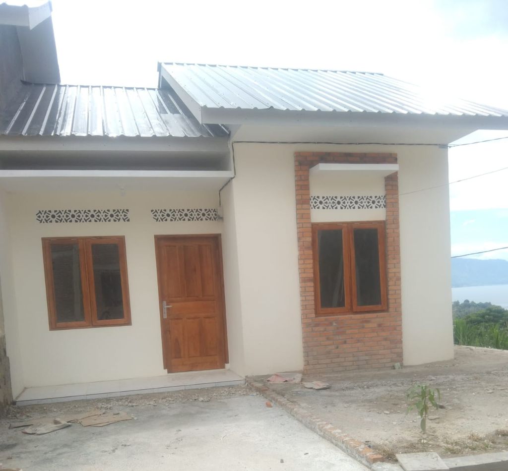 foto tampak rumah tipe 36 perumahan Toba Dreams Residence