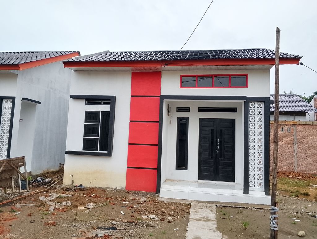 foto tampak rumah tipe 36/95 perumahan YUSRA RESIDENCE 01