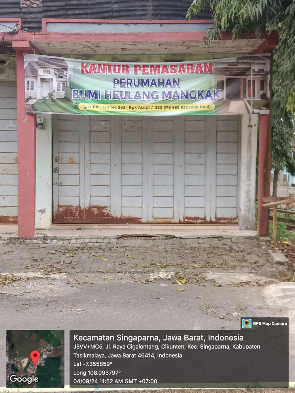 foto tampak rumah tipe 32/44 perumahan BUMI HEULANG MANGKAK