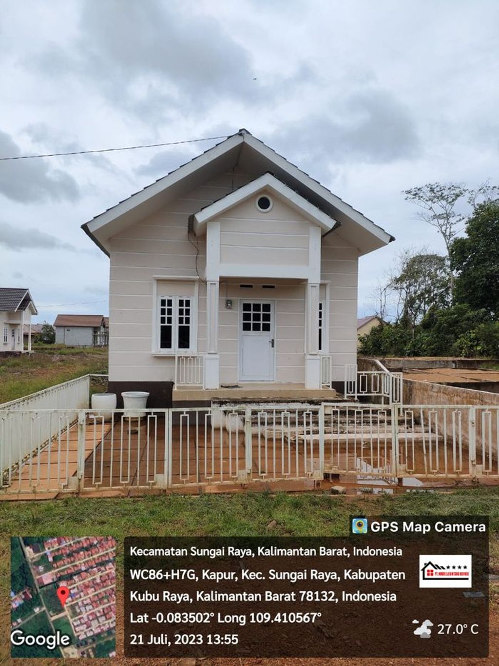 foto tampak rumah tipe 36 perumahan BINTANG SATU RESIDENCE
