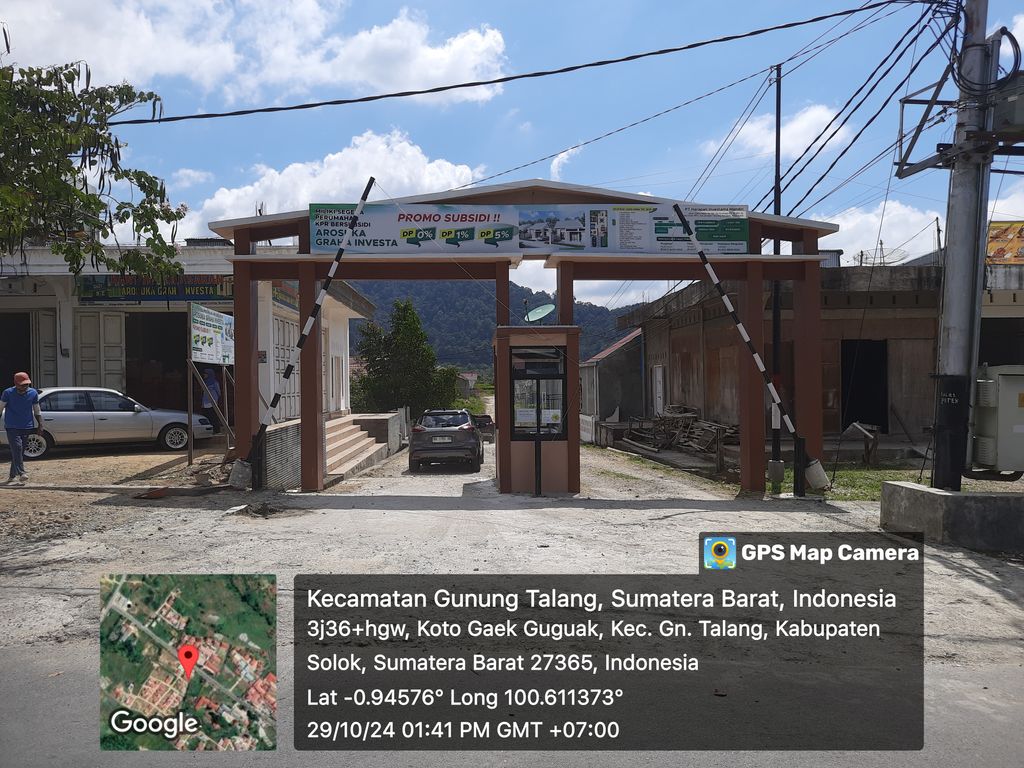 foto gerbang perumahan AROSUKA GRAHA INVESTA
