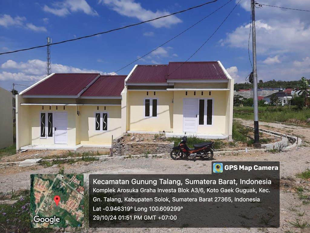 foto posisi tengah perumahan AROSUKA GRAHA INVESTA