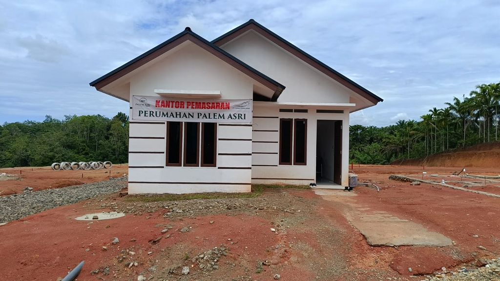 foto contoh rumah perumahan PALEM ASRI