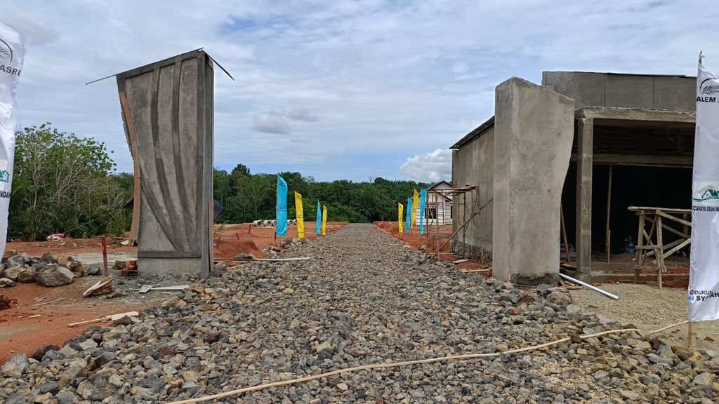 foto gerbang perumahan PALEM ASRI