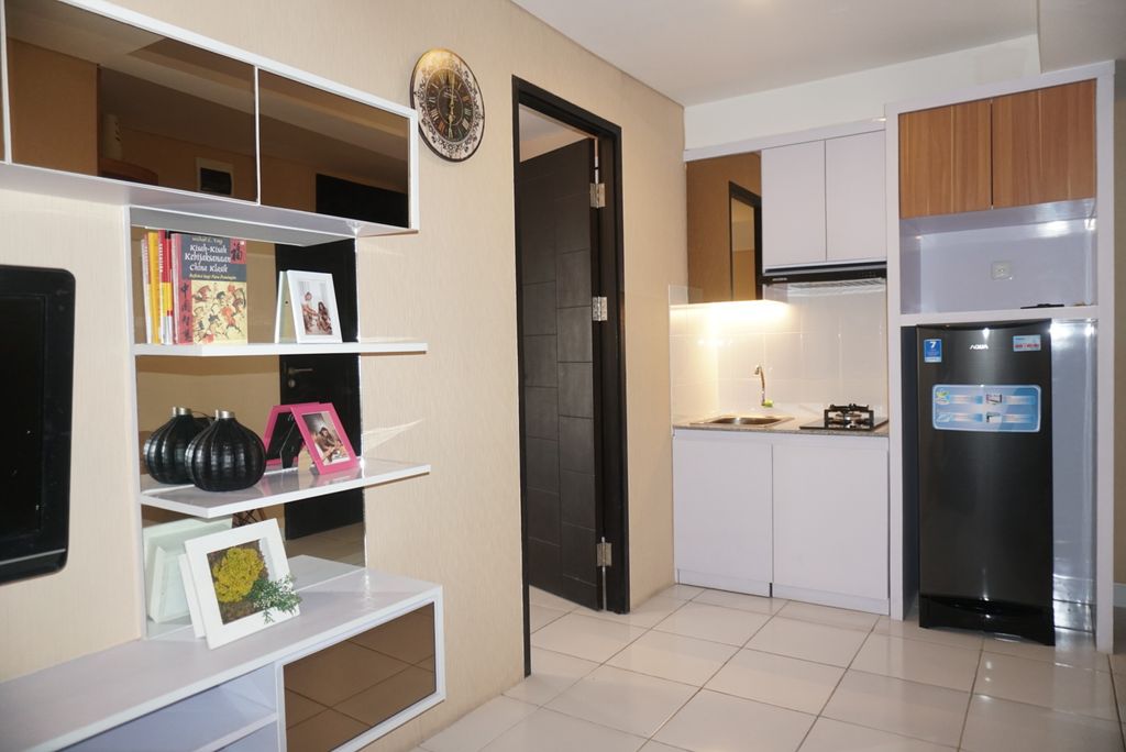 foto tampak rumah tipe 1 Bedroom-A/B perumahan Samesta Sentraland Cengkareng