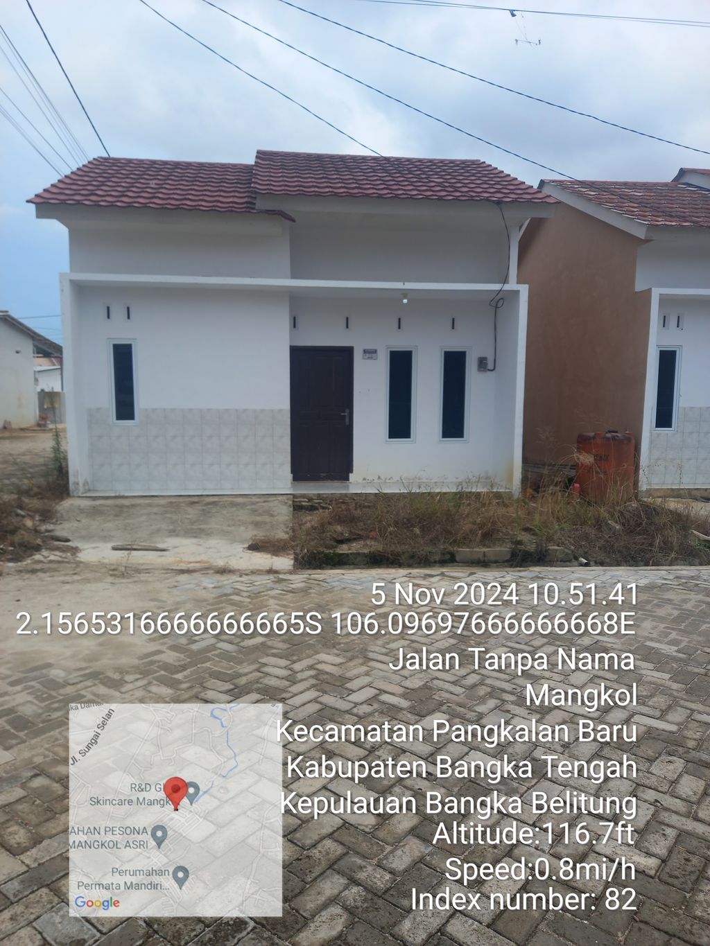 foto posisi tengah perumahan PESONA MANGKOL ASRI 3