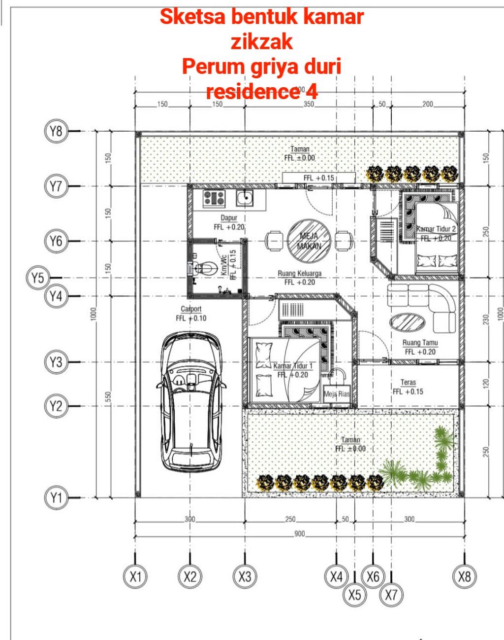 foto denah rumah tipe 36 perumahan GRIYA DURI RESIDENCE 4