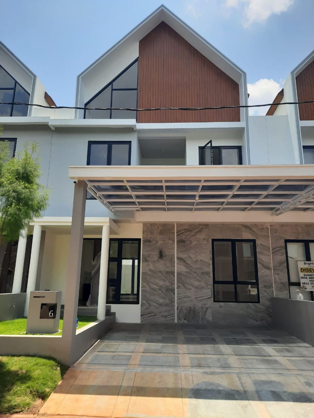 foto tampak rumah tipe HANARA KP A05/06 perumahan KEDATON PARK TAHAP 3B