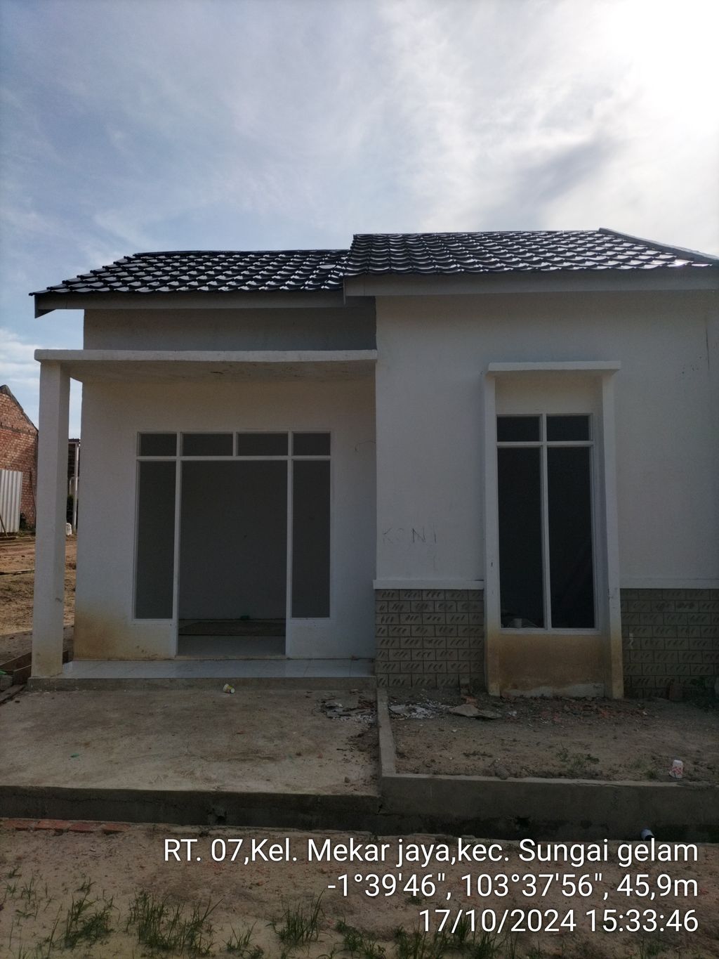 foto tampak rumah tipe 36 perumahan CITRA GARDEN 9 TAHAP 4