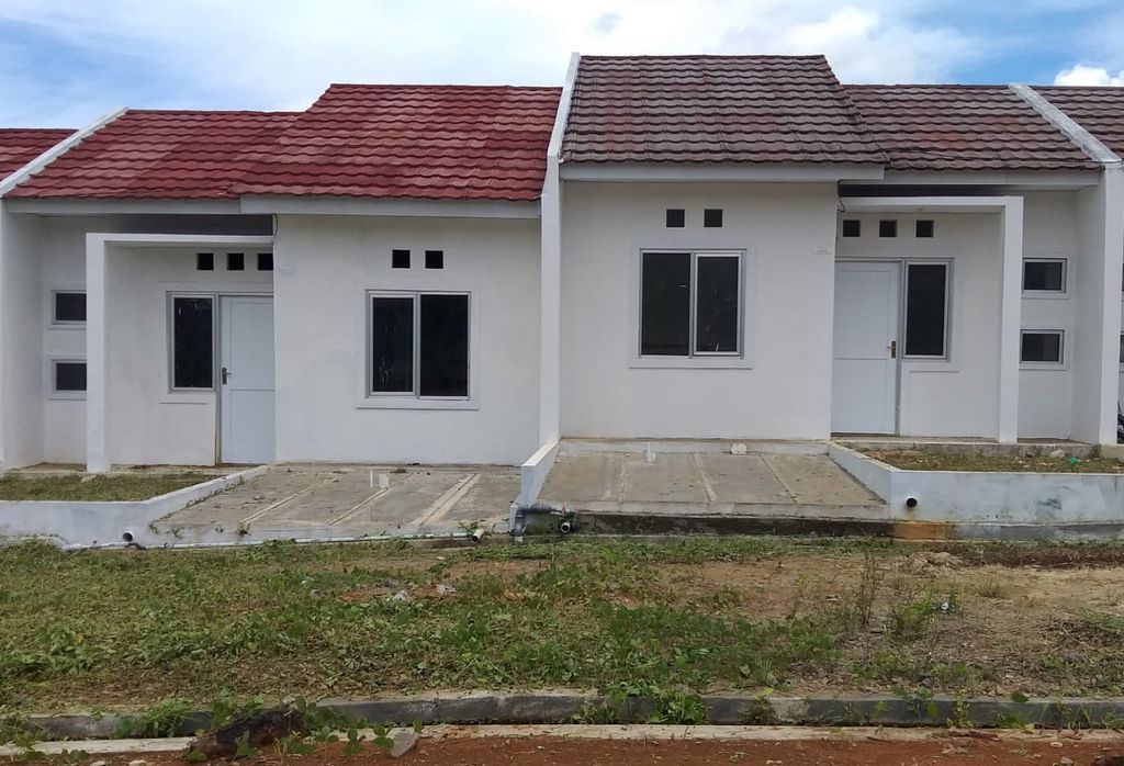 foto tampak rumah tipe 36/72 perumahan Grand Syukur Husada