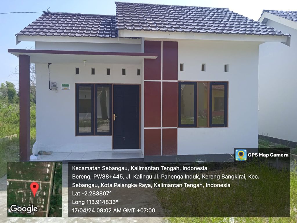 foto tampak rumah tipe 36-7 perumahan PESONA MANDUHARA