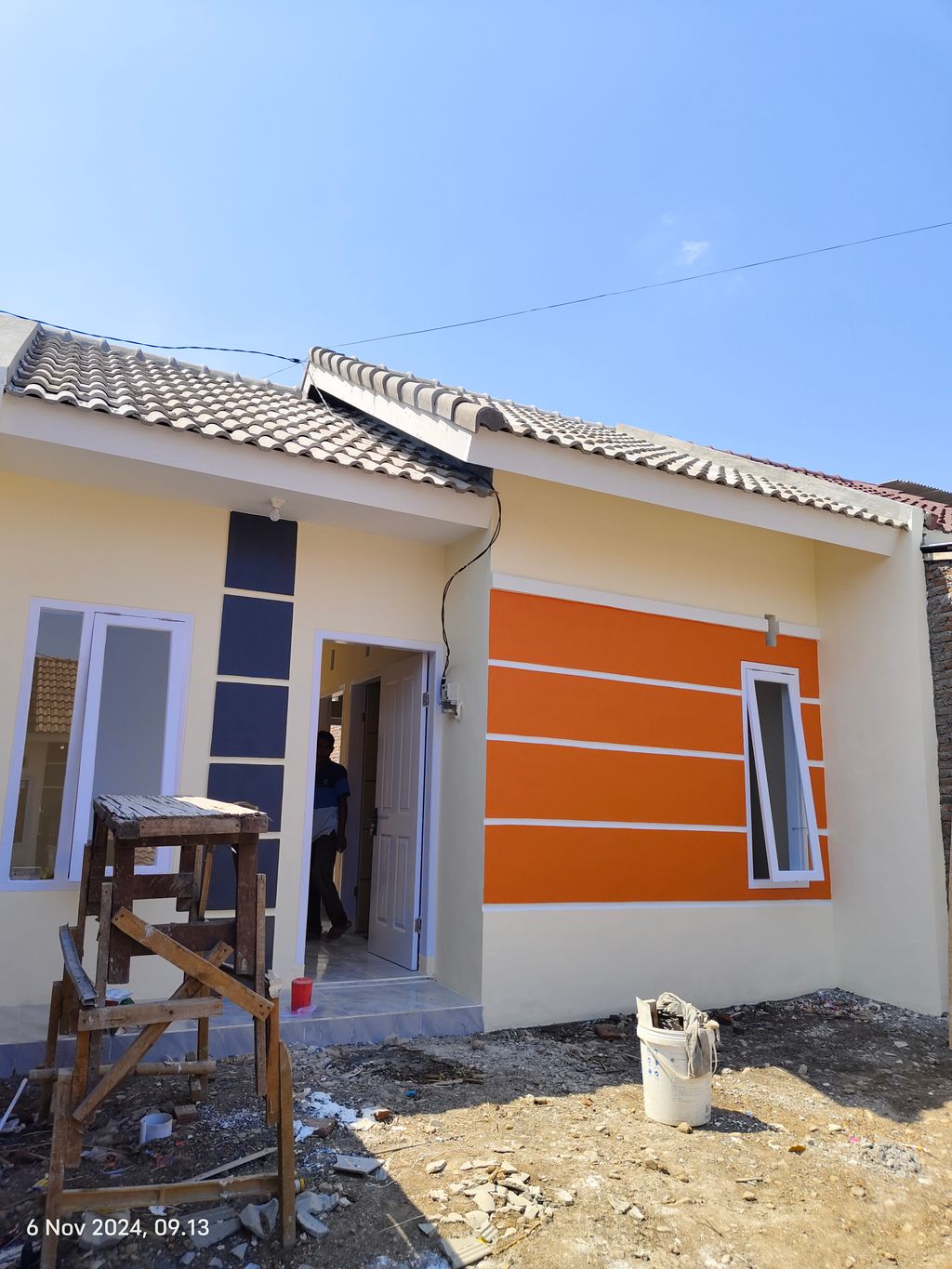 foto tampak rumah tipe 30 perumahan GLAMOUR PARK