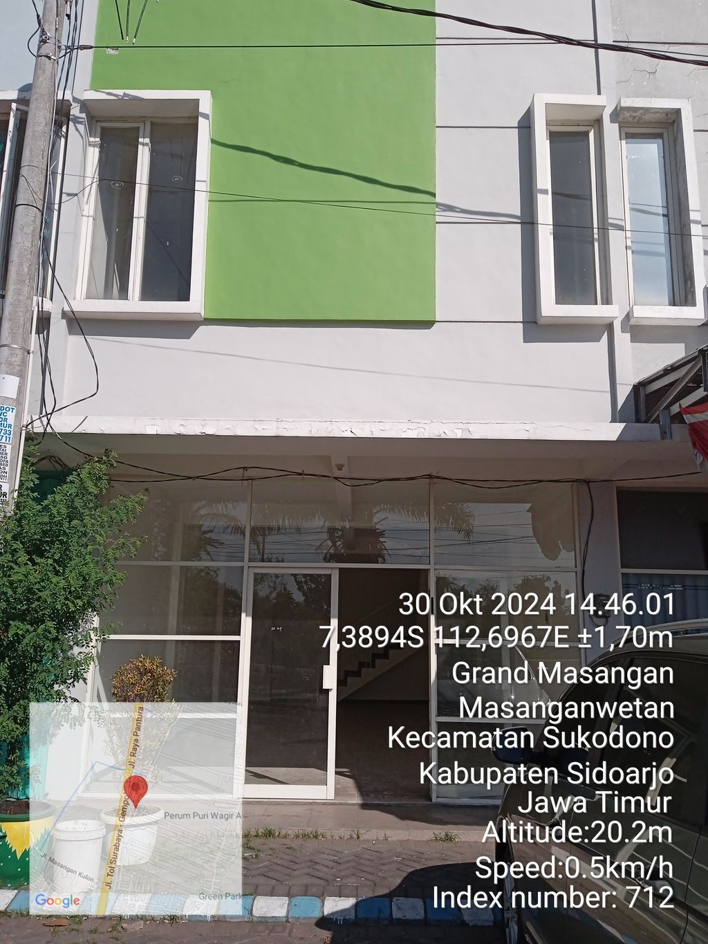 foto tampak rumah tipe RUKO  GM 60/120 perumahan GRAND MASANGAN
