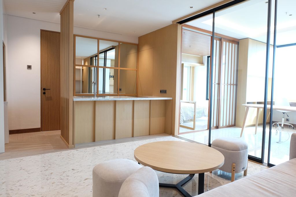 foto tampak rumah tipe O perumahan HQUARTERS BUSINESS RESIDENCE