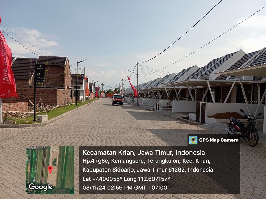 foto contoh rumah perumahan Java Residence Krian Cluster 2